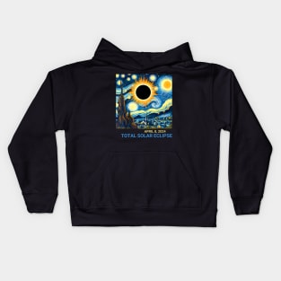 Total Solar Eclipse 2024 Kids Hoodie